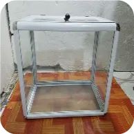 Hòm phiếu khung nhôm mặt kính