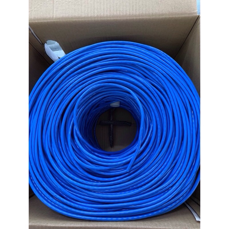 Cuộn cáp mạng Compose CAT6 màu xanh (thùng)
