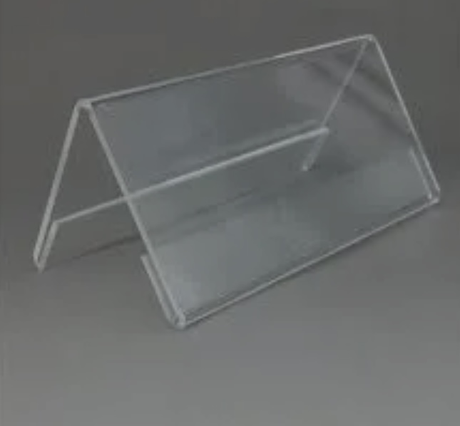 Biển chức danh mica (8 x15cm; đế 1,5 x17cm)