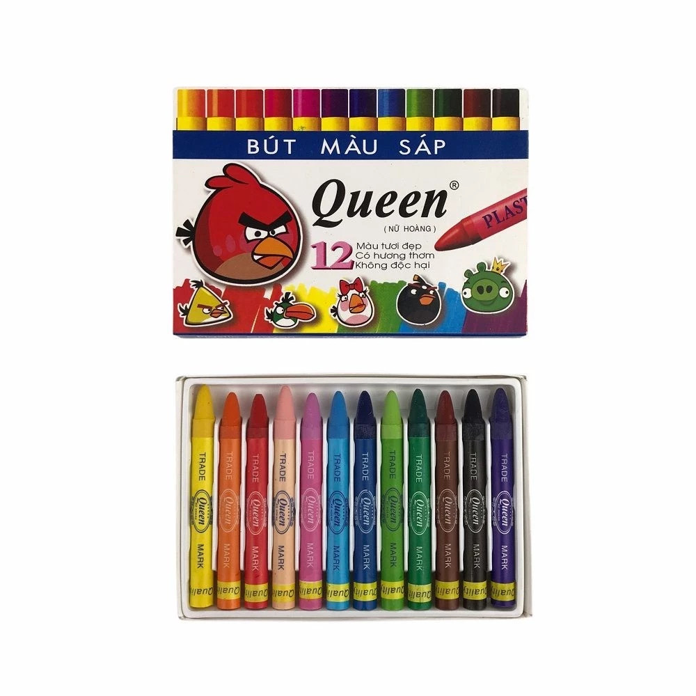 Bút sáp 12 màu Queen PC-012