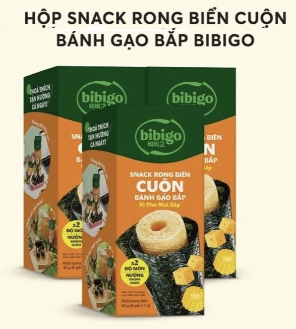 Bánh quy cuộn Hàn Quốc vị rong biển (12h/th) Bibigo