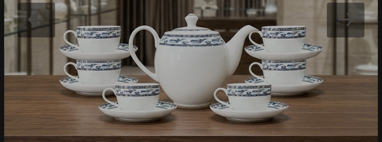 Bộ ấm trà Camelia, chim lạc 0.8L Minh Long
