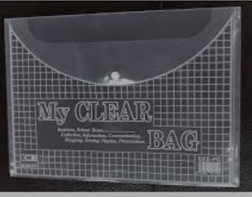 Túi Clear A4 Trà My dày