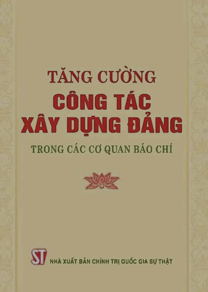 Sách Tăng cường công tác xây dựng đảng (NXB QG sự thật)