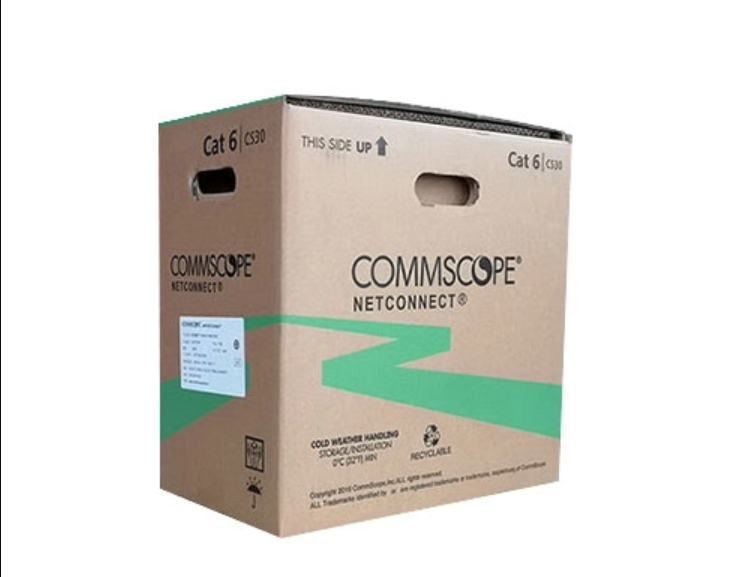 Cáp mạng Commscope Netconnect Category 6 UTP Cable, 4-Pair, 23 AWG, Solid, CM, 305m, màu xanh (thùng)