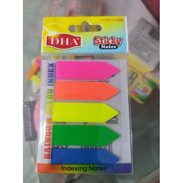 Giấy note nhựa 5 màu DHA