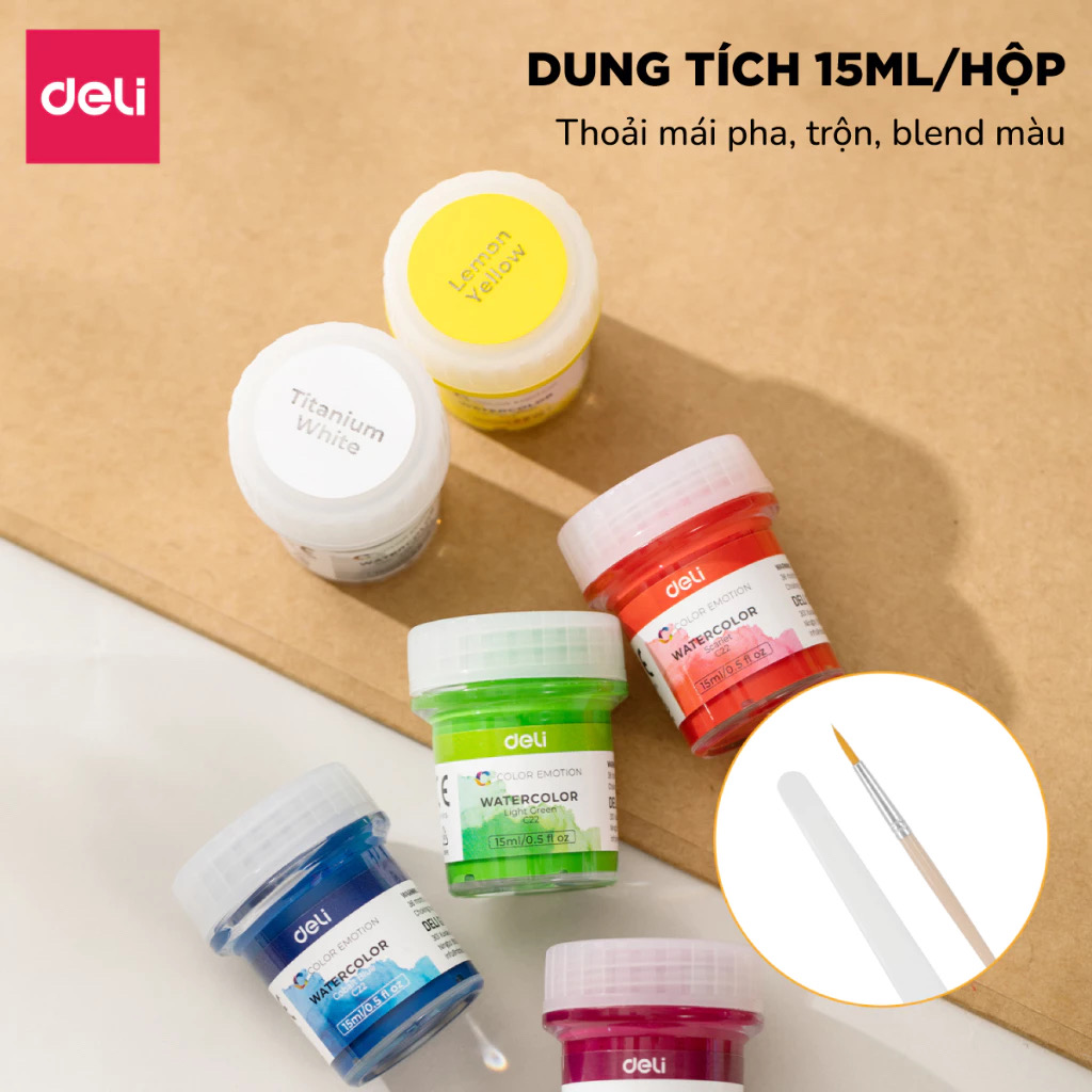 Màu nước 3D Deli