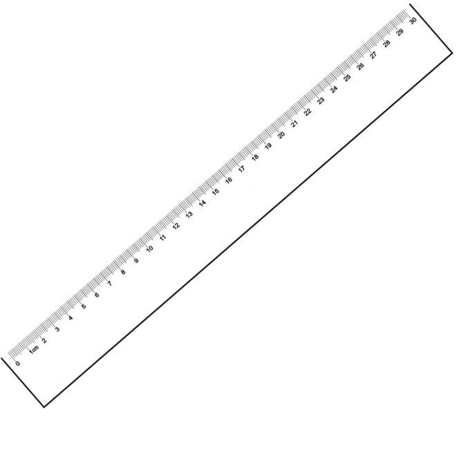 Thước mica 30 cm Kewen