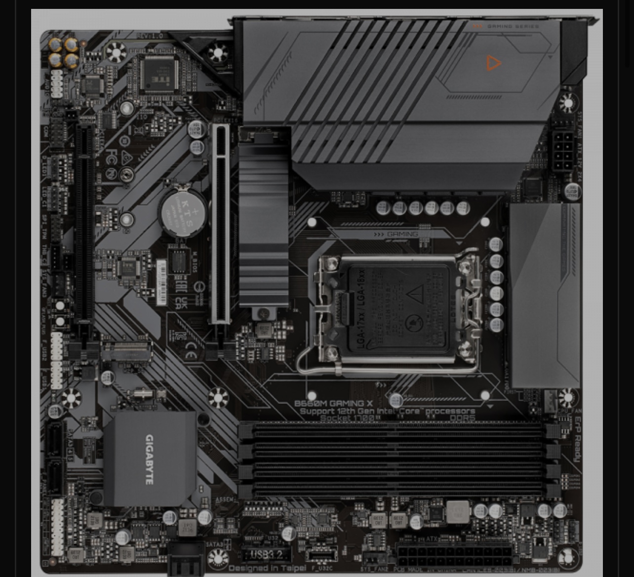 Bảng mạch chính (Mainboard)Gigabyte B660M EAGLE PLUS WIFI 6E DDR5