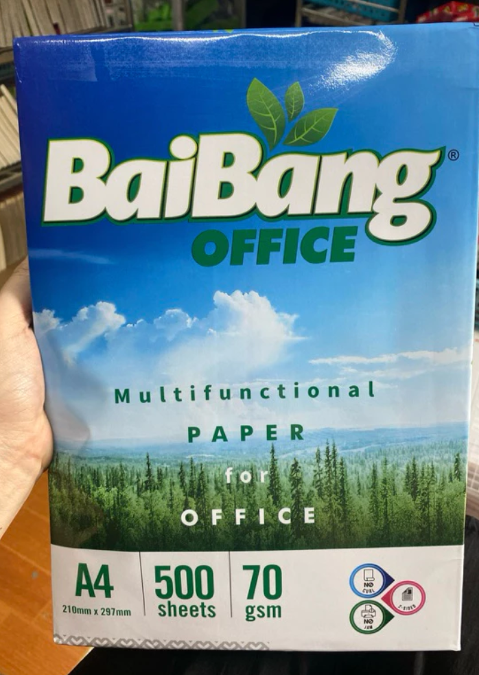 Giấy A4 Bãi Bằng XK (70g) (thùng)