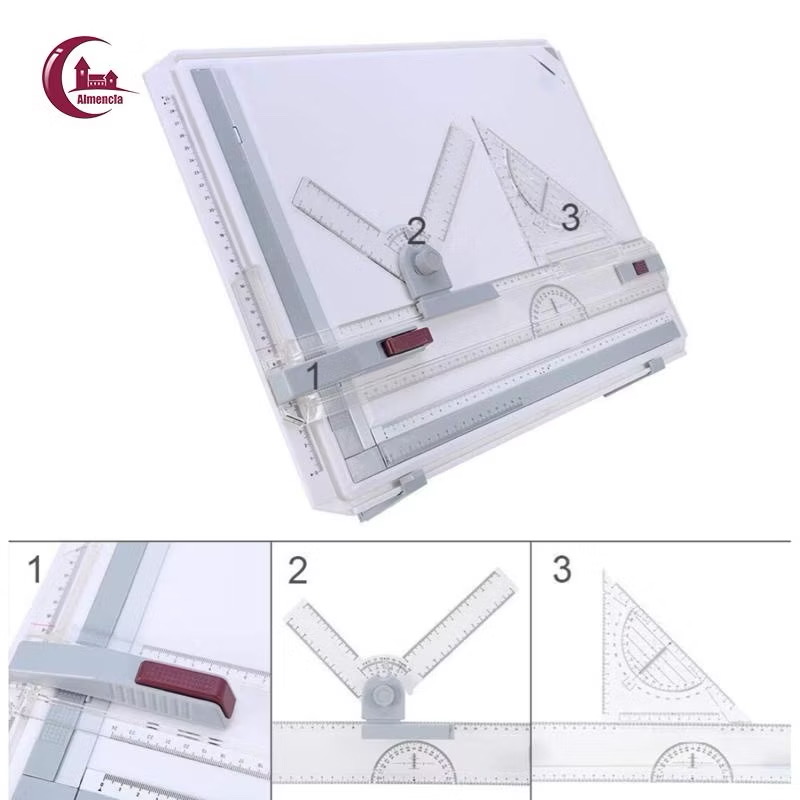 Bộ thước vẽ kỹ thuật Almencla ( bộ)