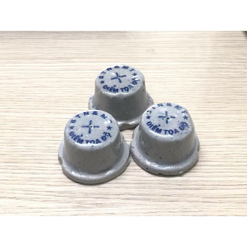 Mốc sứ trắc địa tròn (cái)