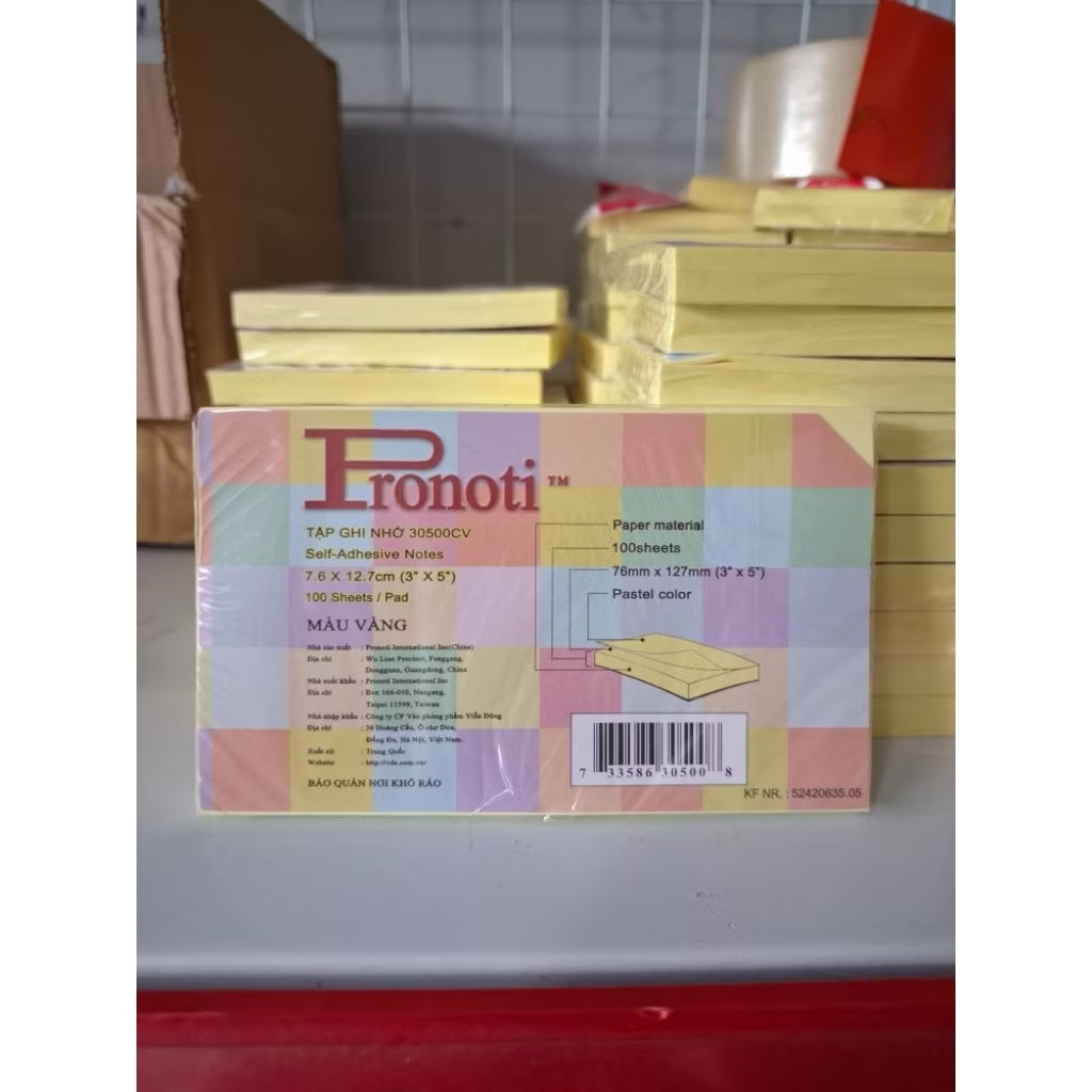 Giấy nhắc việc Pronoti 3x5 ( tập )