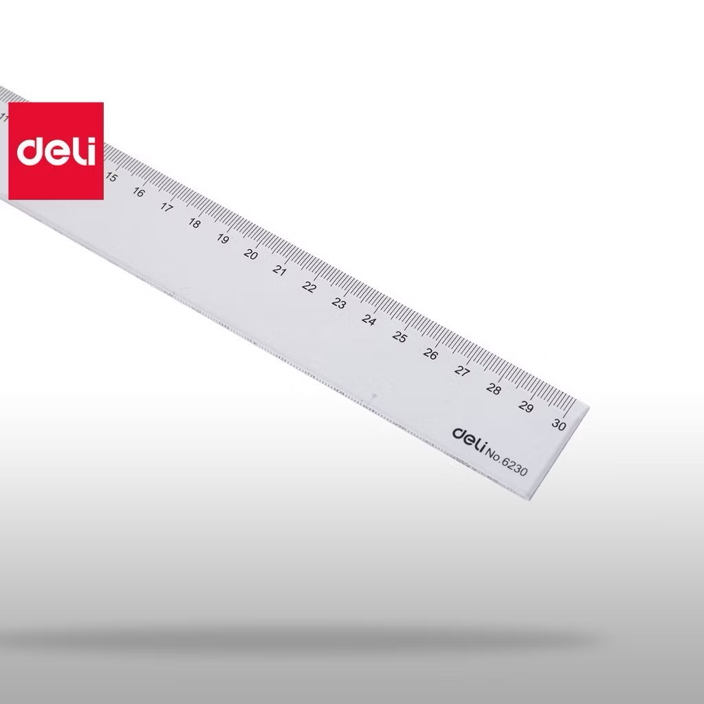 Thước kẻ 30cm Deli 6230 ( cái)