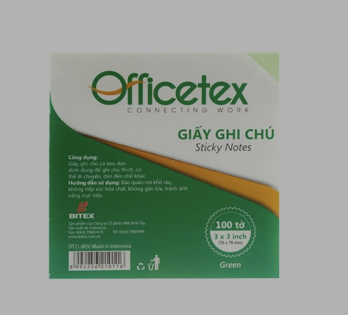 Giấy nhớ 3 x 3 Officetex 3X3 OT21-003 ( tập )