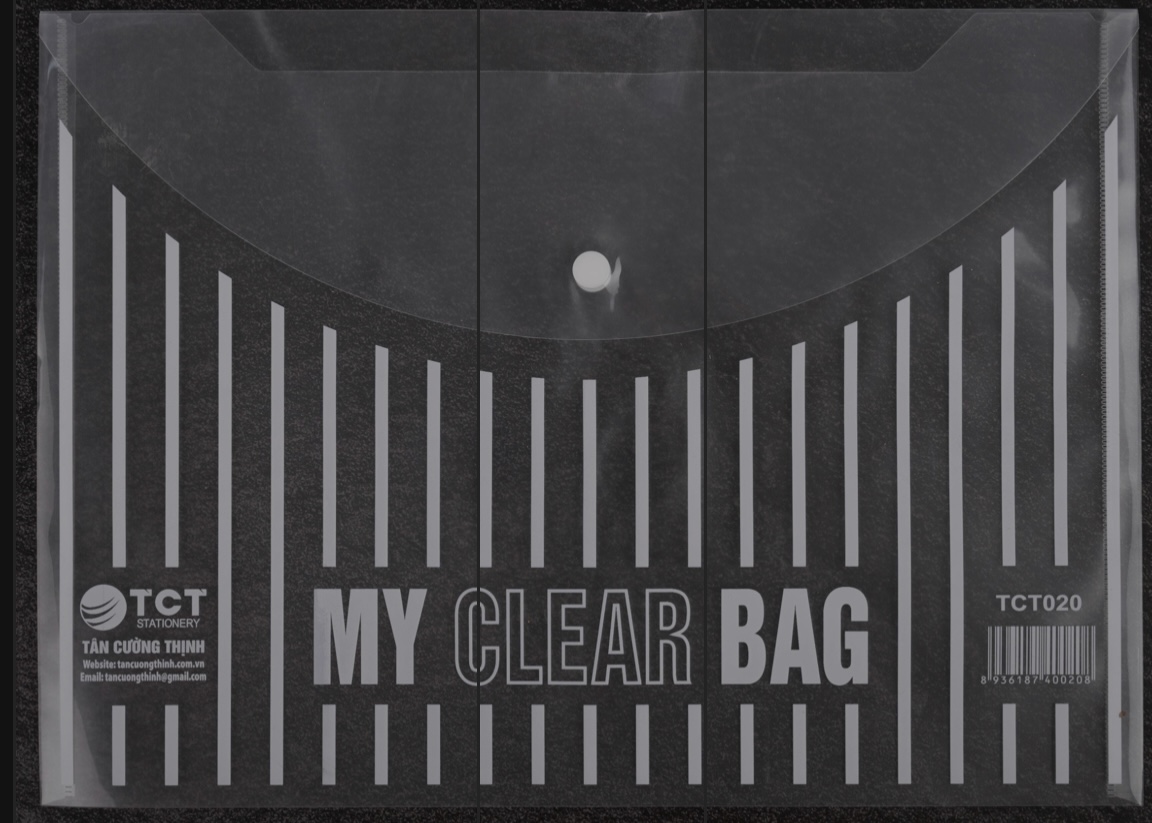 Túi clear bag khổ F dày TCT020 ( cái)