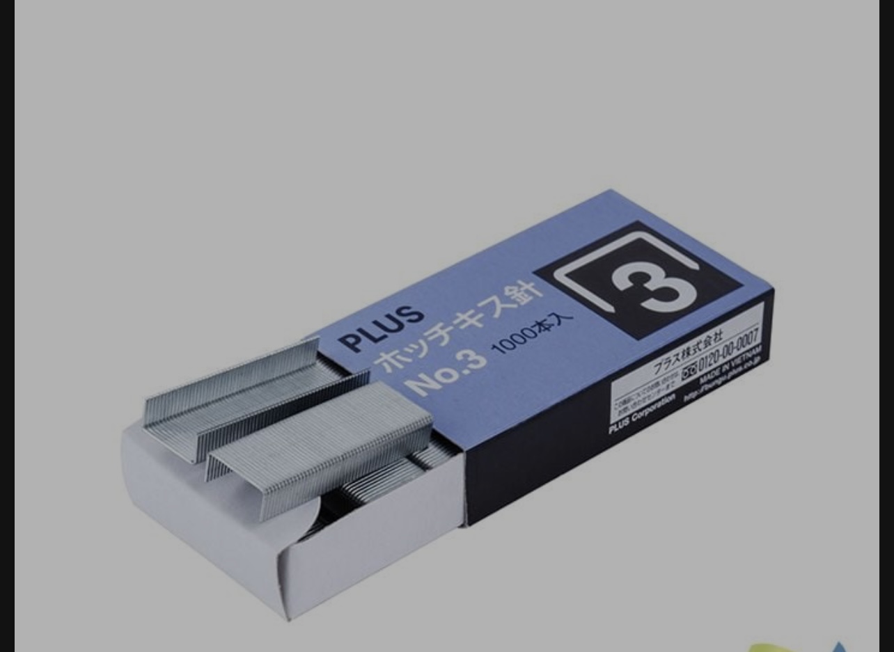 Ghim dập số 3 Plus ( hộp)
