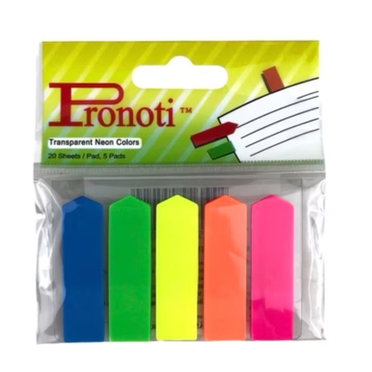 Giấy Note nhựa Pronoti (Tập)