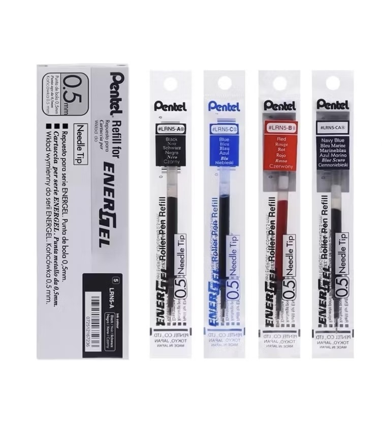 Ruột bút Pentel 0,5mm xanh LRN5 (Hộp)