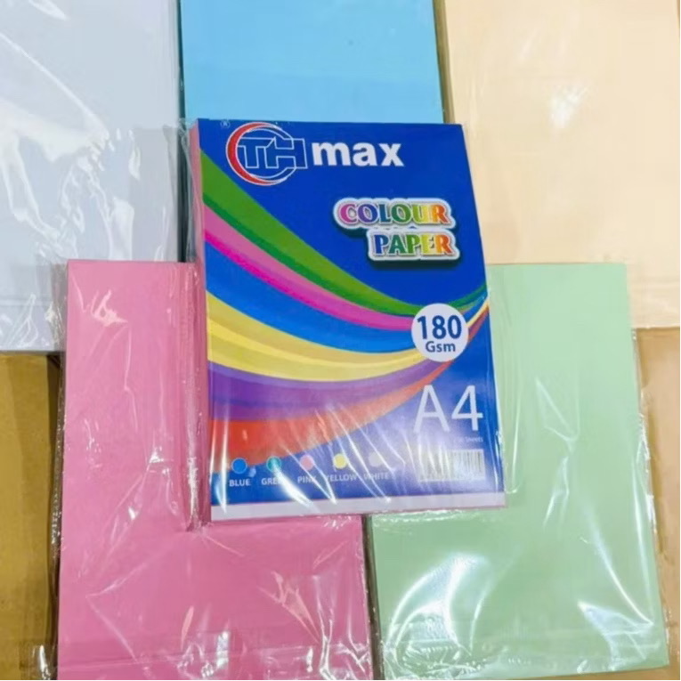 Bìa A4 TH Max Colour Paper 180 Gsm ( Ram)