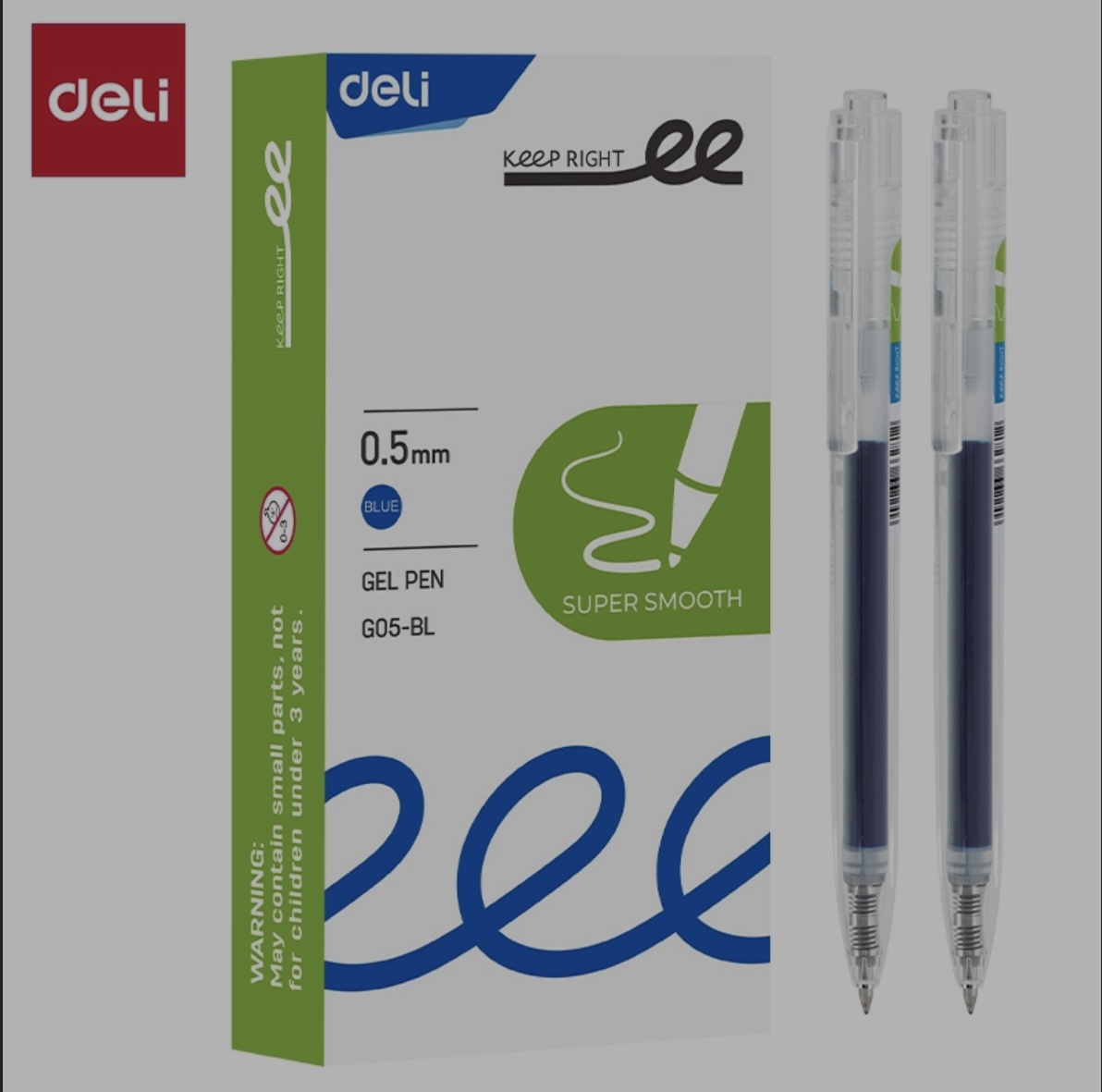 Bút nước Deli xanh G05 - BL ( Hộp)