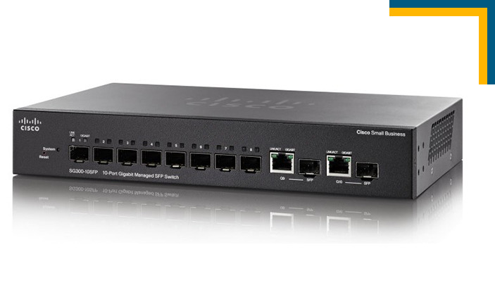 Switch quang Cisco SG300-10SFP