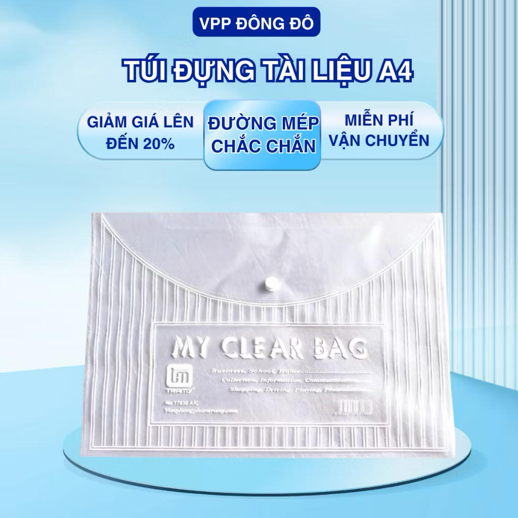 Túi hồ sơ A móng (Myclear)