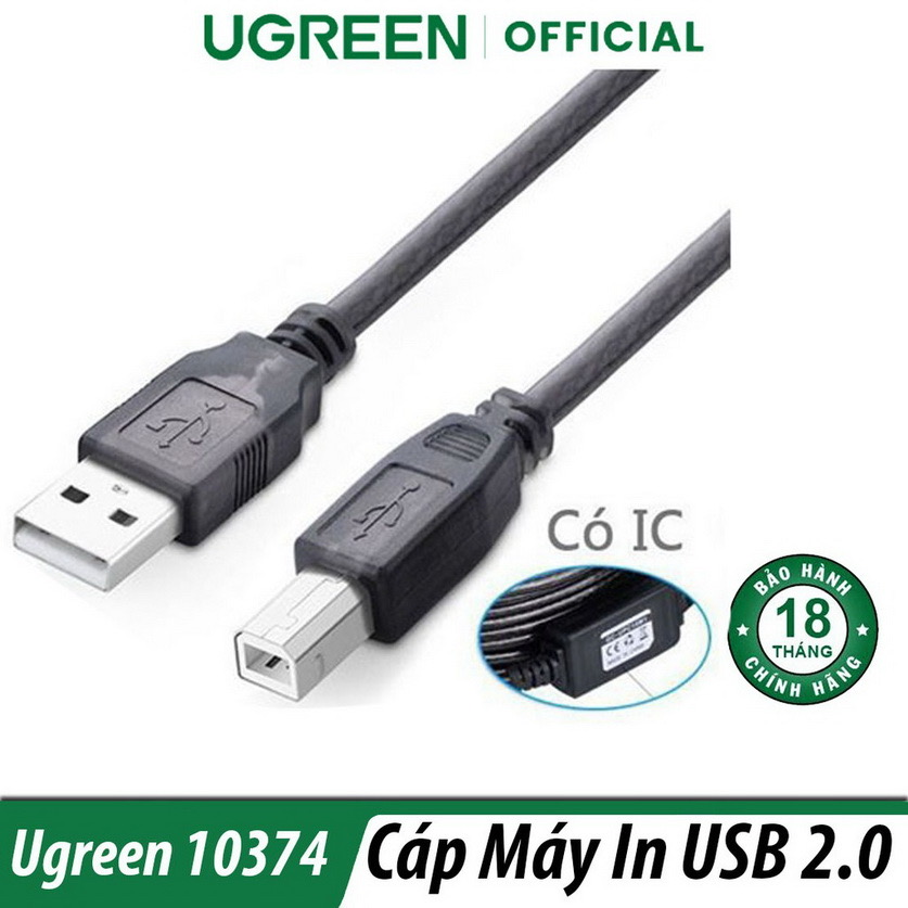 Cáp máy in USB có IC