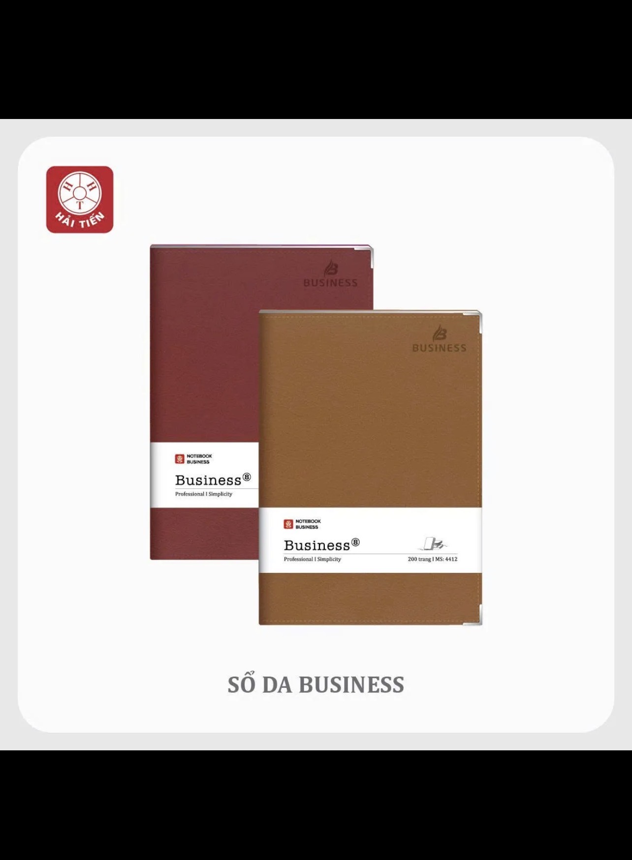 Sổ bìa da A4 Business 240 trang