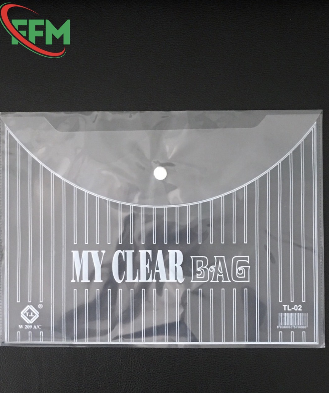 Túi clear cỡ A3 loại trung