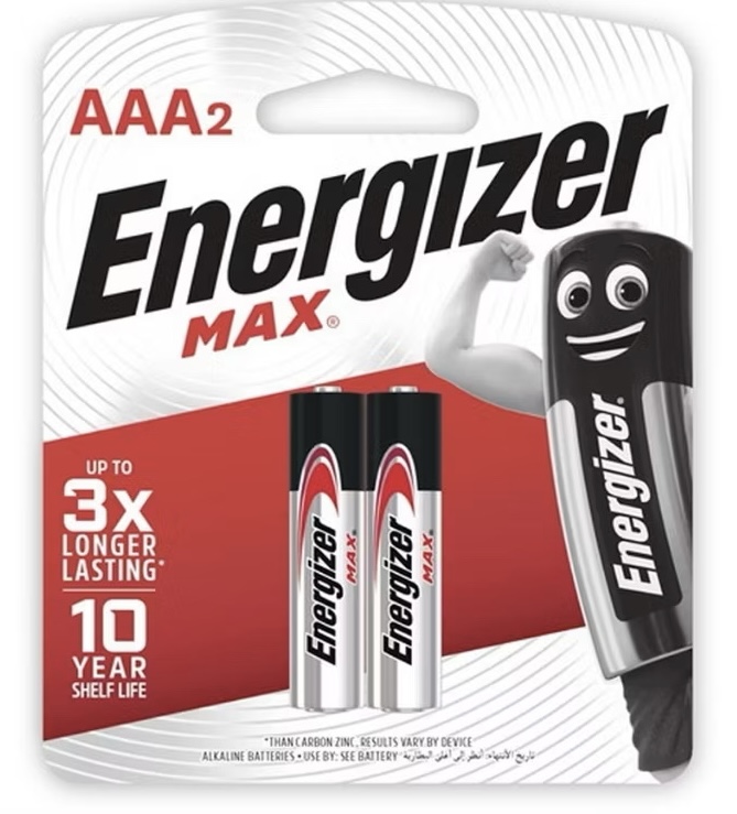 PIN ENER GIZER MAX E92 PB2 AAA( vỉ)