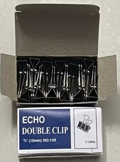 Kẹp sắt đen 15 ECHO(hộp)
