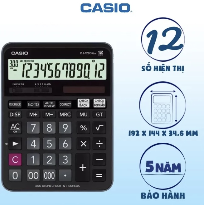 Máy tính Casio DJ-120D( cái)