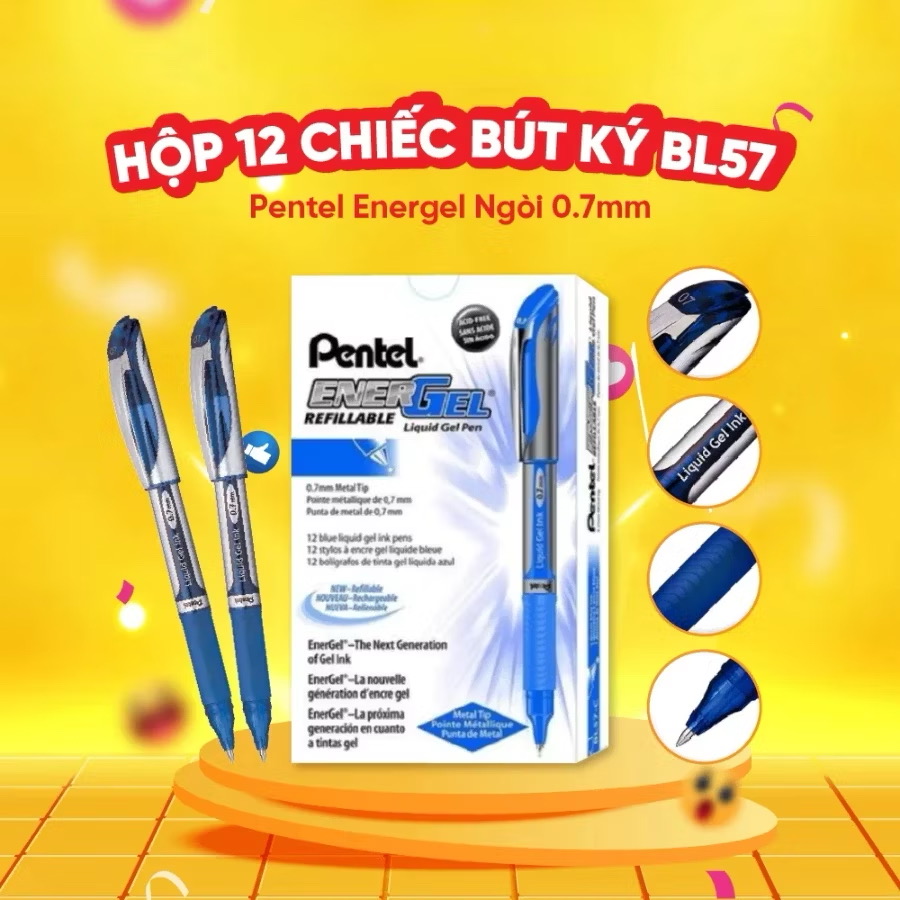 Bút Pentel 0.7 EnerGel BL57( hộp)
