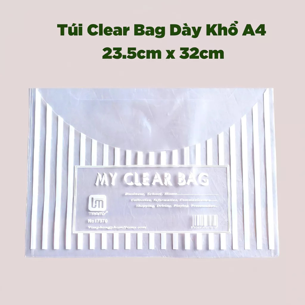 Túi khuy khổ A dày Trà My( cái)