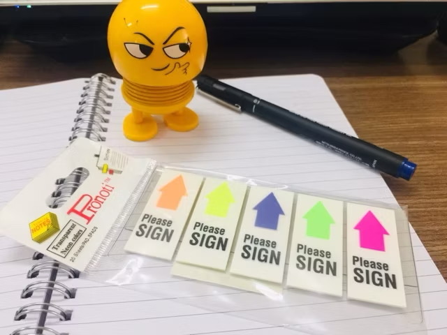 Giấy Please Sign 45649 Pronoti( tập)
