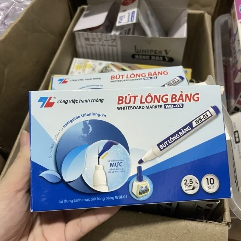 Bút viết bảng Thiên Long WB03 đen( cái)