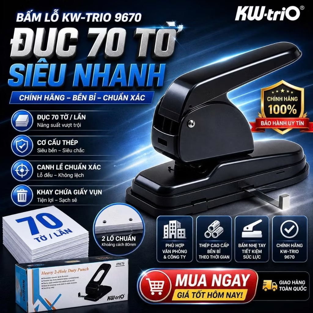 Dập lỗ KW 09670 KW-triO( cái)