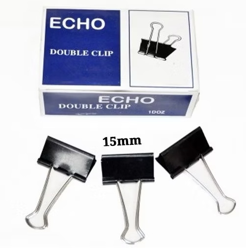 Kẹp sắt Double Clip 15mm( hộp)