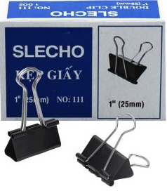 Kẹp sắt Double Clip 25mm( hộp)