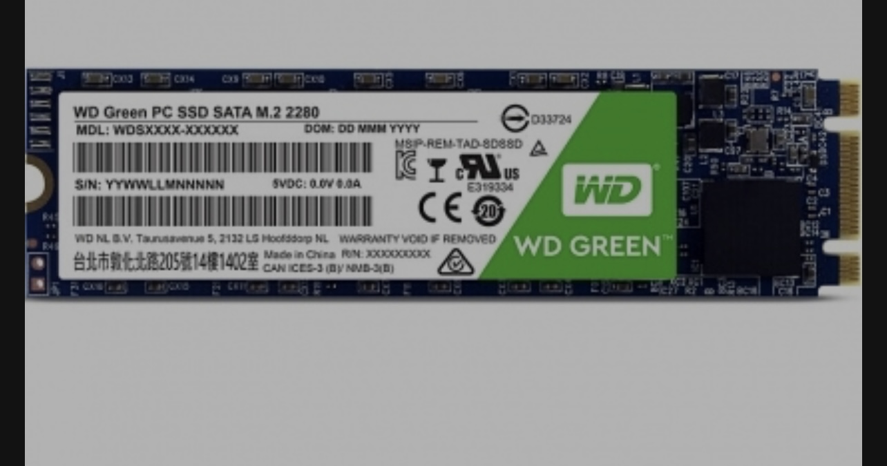 Ố cứng trong WD SSD 480GB Sata III M.2-2280 xanh( cái)