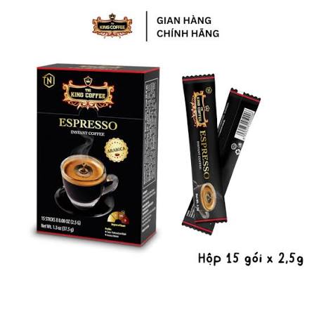 Cà phê đen hòa tan Espresso KingCoffee