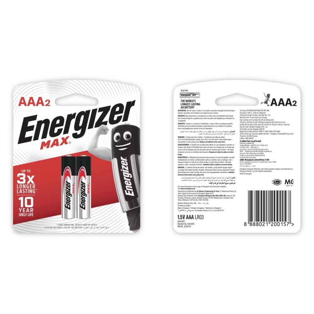 Pin 3A Energizer Max E92( đôi)