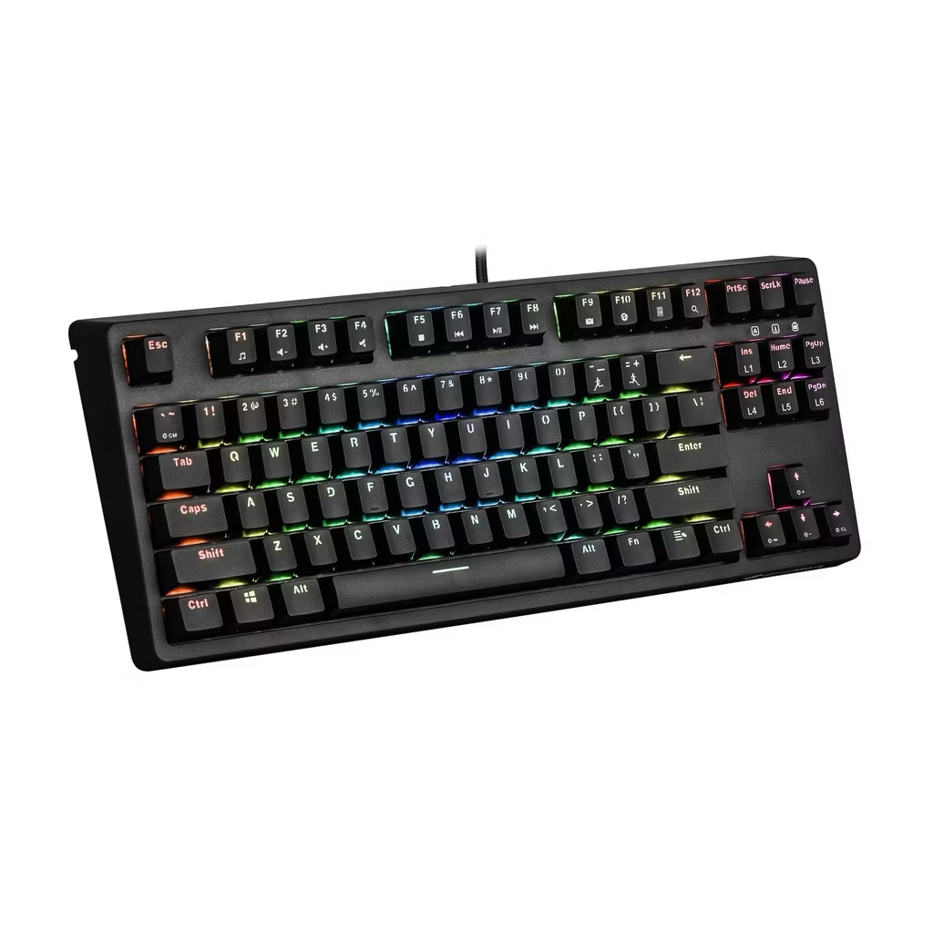 Bàn phím máy tính E-DRA EK387 LED RAINBOW (cái)