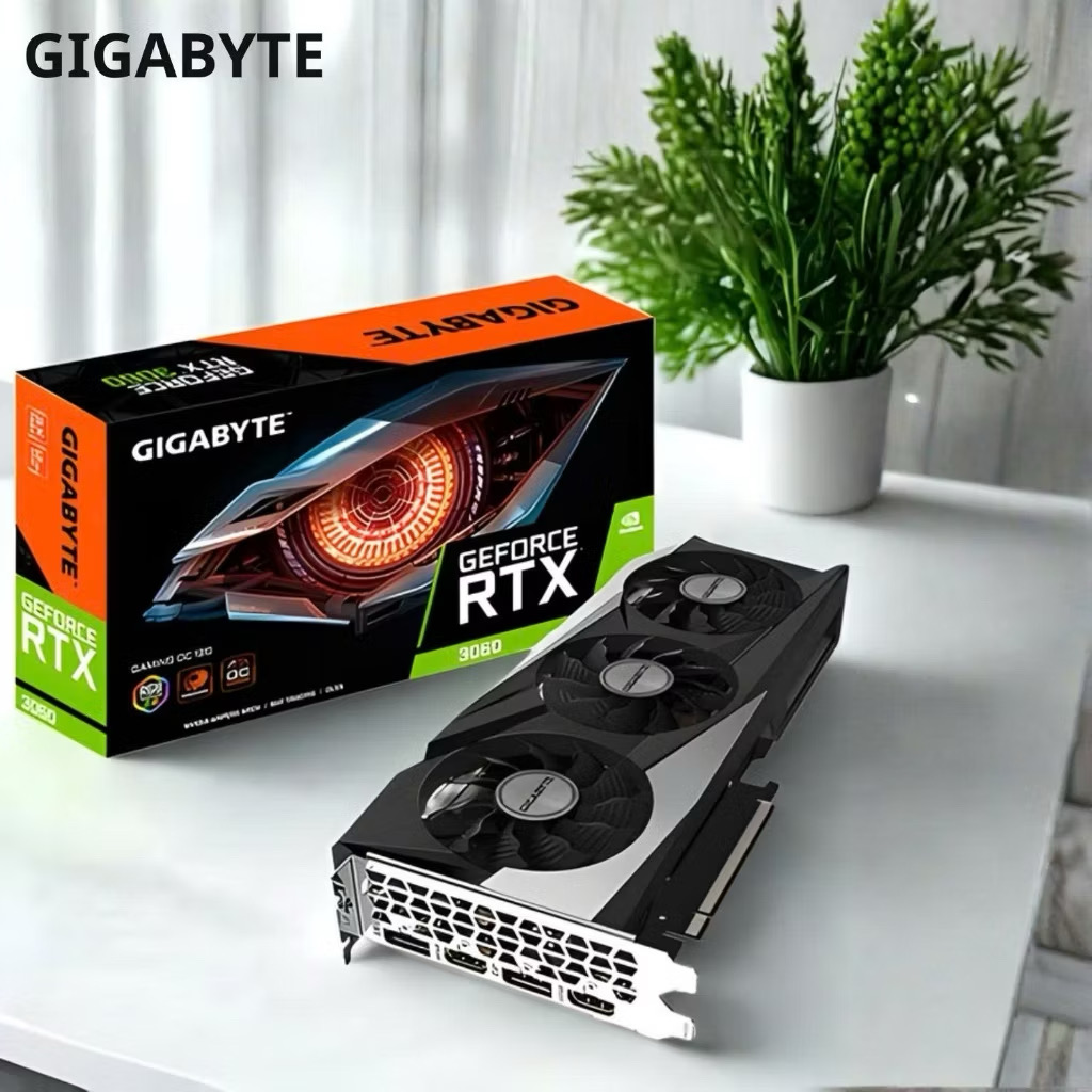 Card màn hình máy tính PC Gigabyte RTX 3060 DDR6 Gaming 12GB (cái)