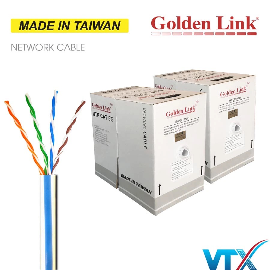 Dây cáp mạng Golden Link cat5e UTP (Mét)