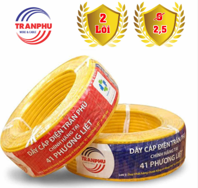 Dây điện 2 x 2,5 Trần Phú