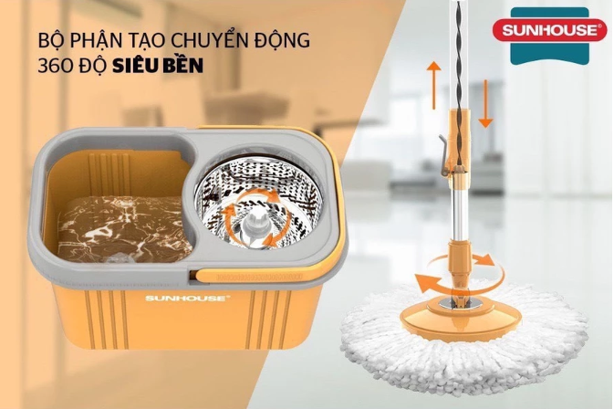 Bộ cây lau nhà đa năng 360độ