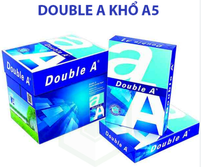 Giấy in A5 Double A định lượng 70gsm
