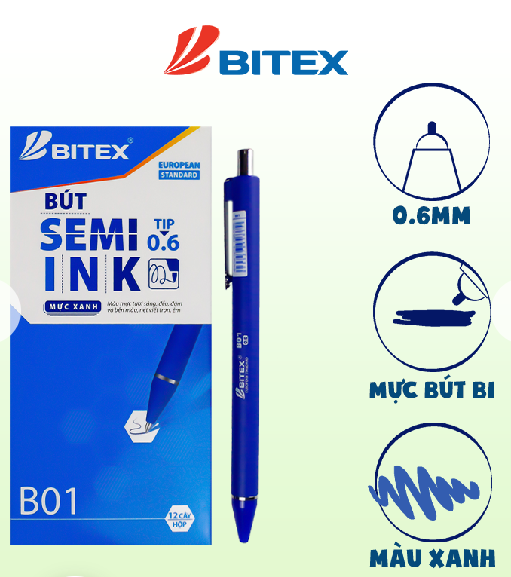 Bút bi semi ink